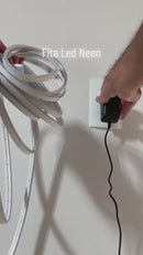 Fita de Led Mangueira Neon 5 Metros Alto Brilho Flexivel Siliconada IP65 Com ou Sem Fonte